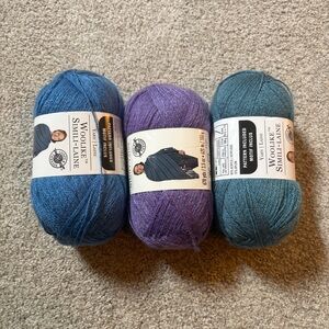 Bundle of 3x Loops & Threads Woolike Super Fine Yarn